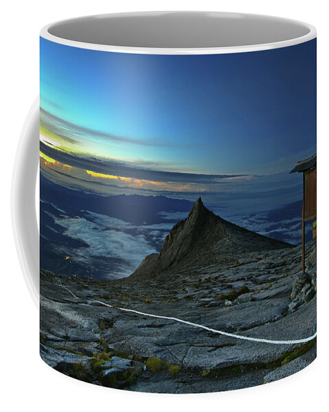 Peak Coffee Mug featuring the photograph Mount Kinabalu #1 by MotHaiBaPhoto Prints