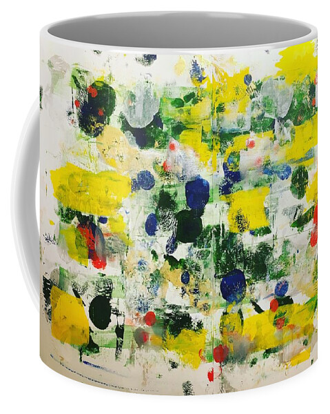Abstract Coffee Mug featuring the painting New Haven no 6 by Marita Esteva