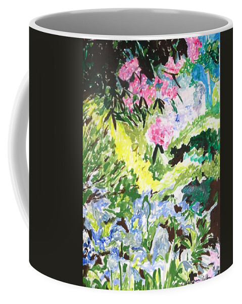 Northern Glen Coffee Mug featuring the painting Northern Glen by Esther Newman-Cohen