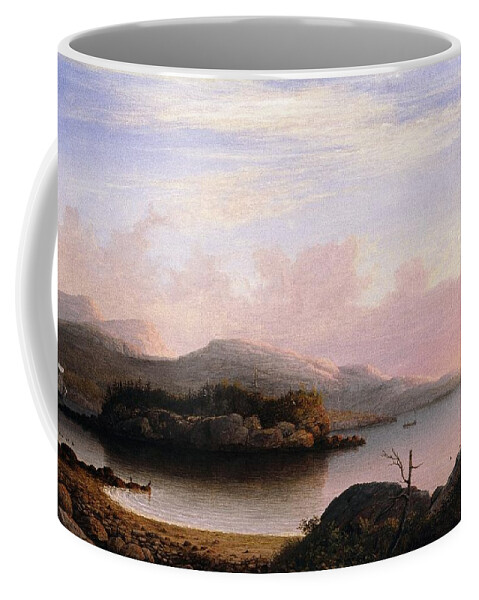 Fitz Henry Lane (american Coffee Mug featuring the painting Off Mount Desert Island #1 by Fitz Henry