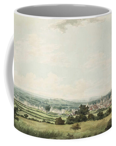 Joseph Mallord William Turner 1775�1851  Oxford From The South-west Coffee Mug featuring the painting Oxford by Joseph Mallord