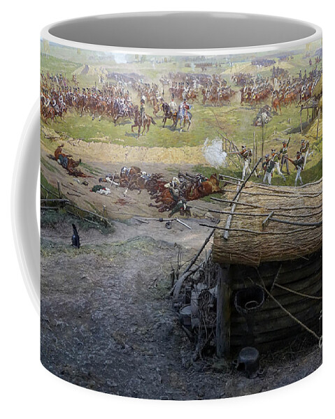 Details Coffee Mug featuring the photograph painting of Battle of Borodino #1 by Vladi Alon