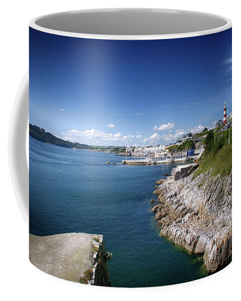Plymouth Coffee Mug featuring the photograph Plymouth Foreshore #1 by Chris Day