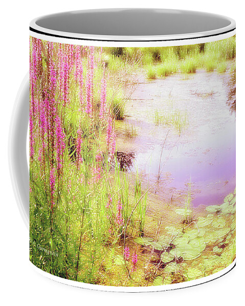 Pond Coffee Mug featuring the photograph Pond in Summer, Berkshire Mountains, Massachusetts #1 by A Macarthur Gurmankin