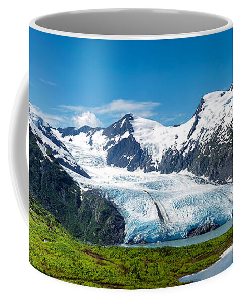 Alaska Coffee Mug featuring the photograph Portage Glacier #1 by Ed Boudreau
