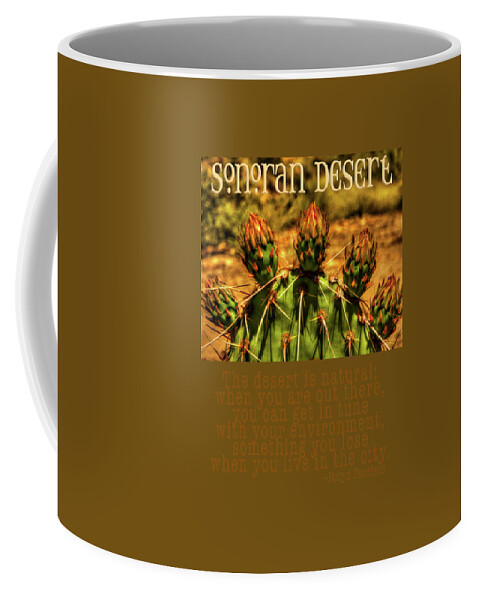 Arizona Coffee Mug featuring the photograph Prickly Pear Cactus #1 by Roger Passman