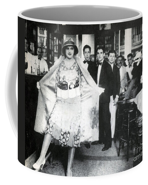 Culture Coffee Mug featuring the photograph Prohibition, Flapper Flask Fashion #4 by Science Source