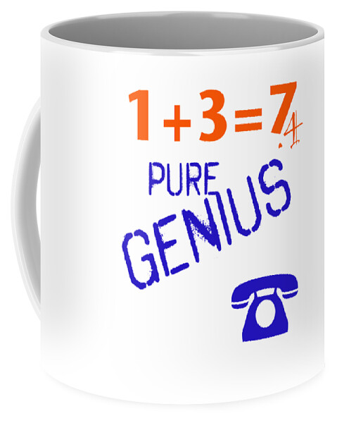 Ts009 Coffee Mug featuring the drawing Pure Genius by Edmund Nagele FRPS