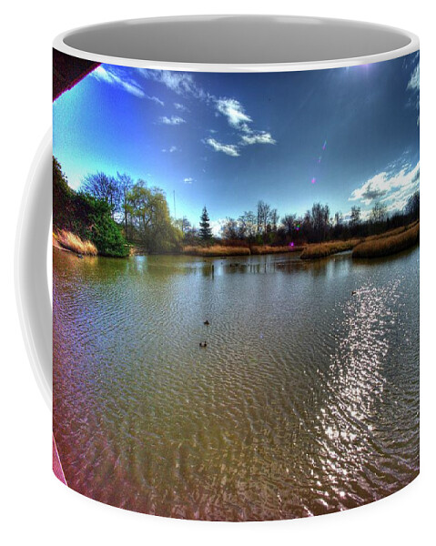 Nature Coffee Mug featuring the photograph Reifel In Winter 7 #1 by Lawrence Christopher