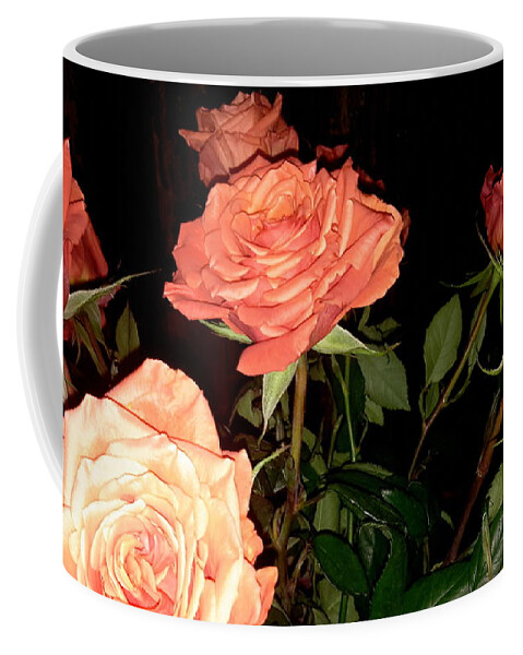 Roses Coffee Mug featuring the photograph Roses for holiday #1 by Oksana Semenchenko