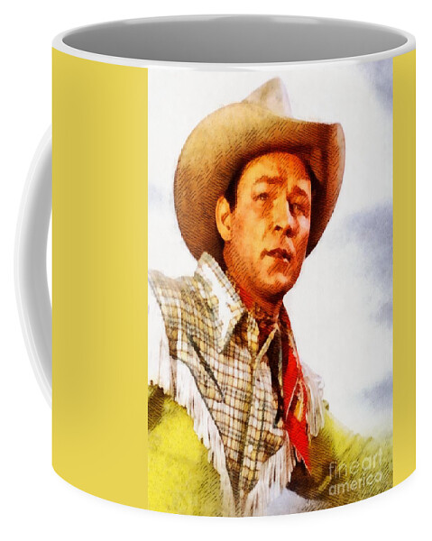 Roy Rogers, Vintage Western Legend #1 Coffee Mug by Esoterica Art Agency -  Fine Art America
