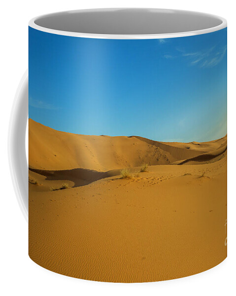 Algeria Coffee Mug featuring the photograph Sahara Morocco by Patricia Hofmeester