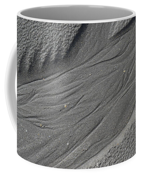 Ireland Coffee Mug featuring the photograph Sand Patterns #1 by Curtis Krusie