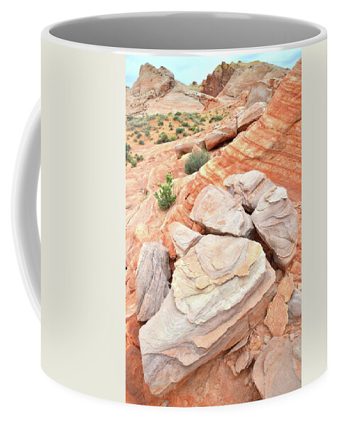 Valley Of Fire State Park Coffee Mug featuring the photograph Sandstone Cove in Valley of Fire #1 by Ray Mathis