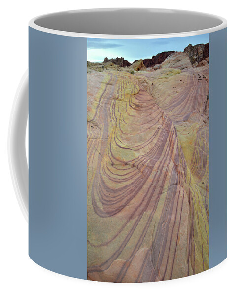 Valley Of Fire State Park Coffee Mug featuring the photograph Sandstone Swirls in Valley of Fire #2 by Ray Mathis