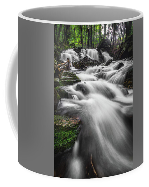 New Hampshire Coffee Mug featuring the photograph Senter Falls #1 by Robert Clifford