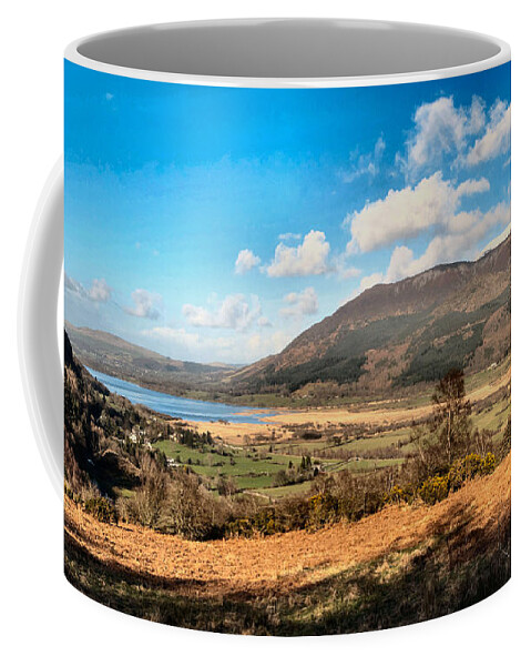 Lake - Mountain - Snow - Vista Coffee Mug featuring the photograph Skiddaw #1 by Chris Horsnell