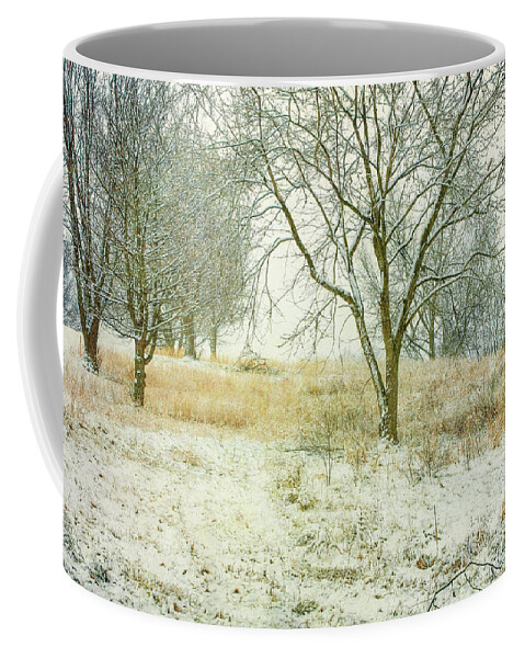 Snowy Winter Morning Coffee Mug featuring the digital art Snowy Winter Morning #1 by Randy Steele