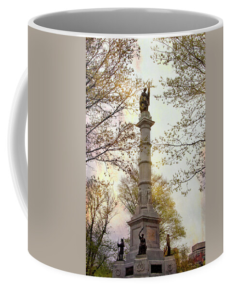 Soldiers And Sailors Monument Coffee Mug featuring the photograph Soldiers and sailors monument - Boston #2 by Joann Vitali