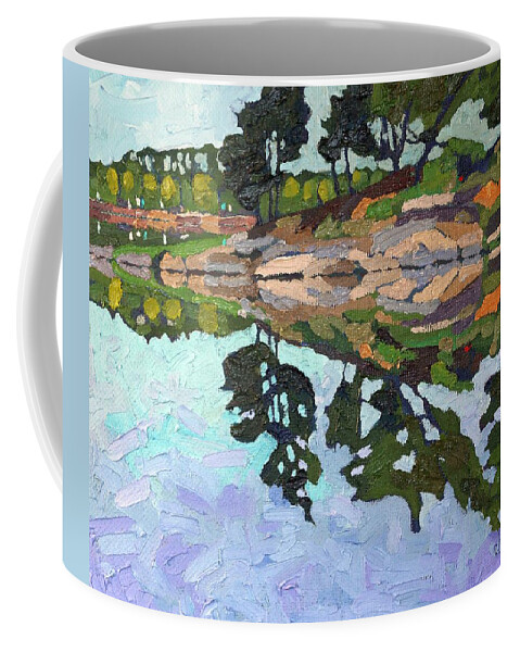 1776 Coffee Mug featuring the painting Spring Paradise #1 by Phil Chadwick