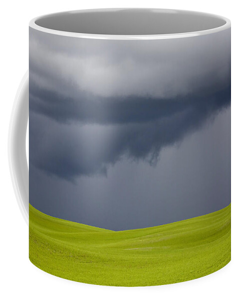 Storm Coffee Mug featuring the photograph Storm Clouds Saskatchewan #1 by Mark Duffy