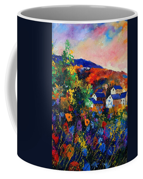 Landscape Coffee Mug featuring the painting Summer by Pol Ledent