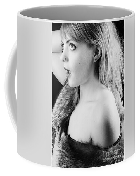 Glamour Photographs Coffee Mug featuring the photograph Surprise #1 by Robert WK Clark