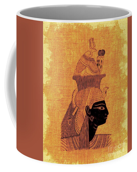 Ancient Coffee Mug featuring the painting The Art of Ancient Egypt #1 by Esoterica Art Agency