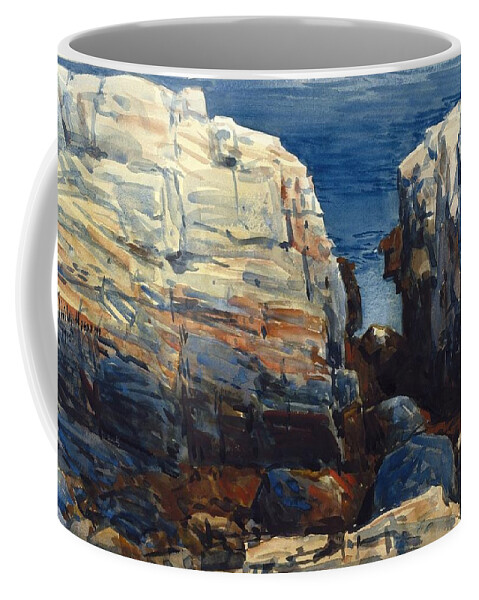Frederick Childe Hassam (american Coffee Mug featuring the painting The Gorge #1 by Frederick Childe Hassam