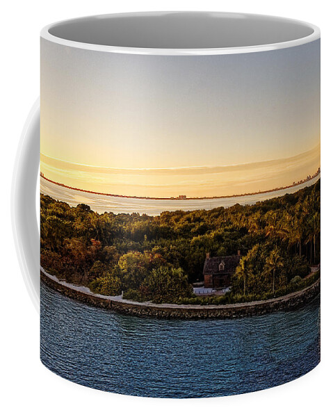Atlantic Coffee Mug featuring the photograph The Miami Lighthouse #1 by Lars Lentz