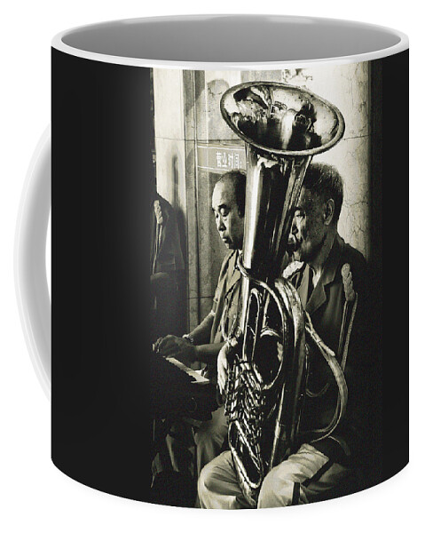 Music Coffee Mug featuring the photograph The Musicians #1 by Patrick Kain