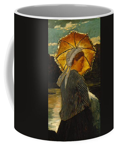 Winslow Homer Coffee Mug featuring the painting The Nurse #1 by Winslow Homer