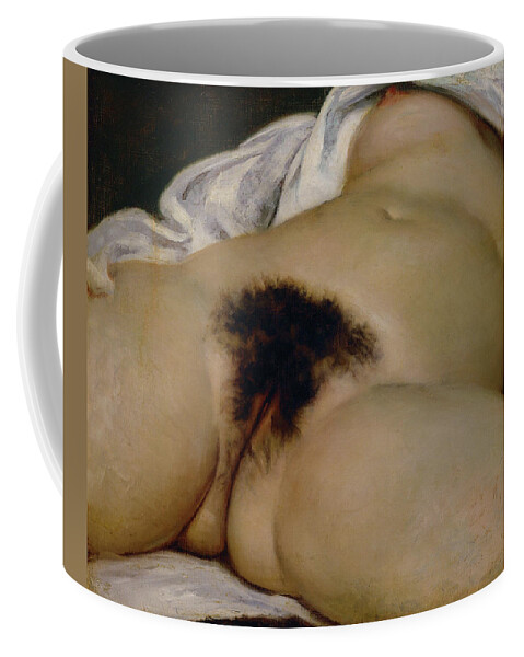 Europe Coffee Mug featuring the painting The Origin of the World #1 by Gustave Courbet