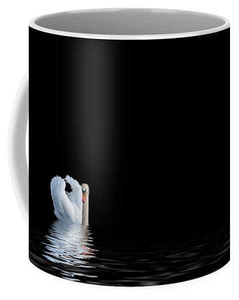 Swan Coffee Mug featuring the photograph The Swan by Cathy Kovarik