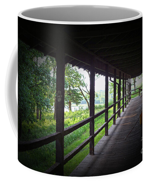 Cabin Coffee Mug featuring the photograph The View #2 by Elizabeth Winter