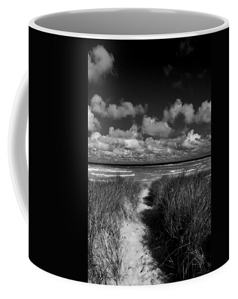 Beach Path Coffee Mug featuring the photograph To the Beach #1 by Michelle Calkins