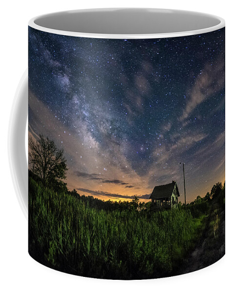 Maryland Coffee Mug featuring the photograph Under A New Moon #1 by Robert Fawcett