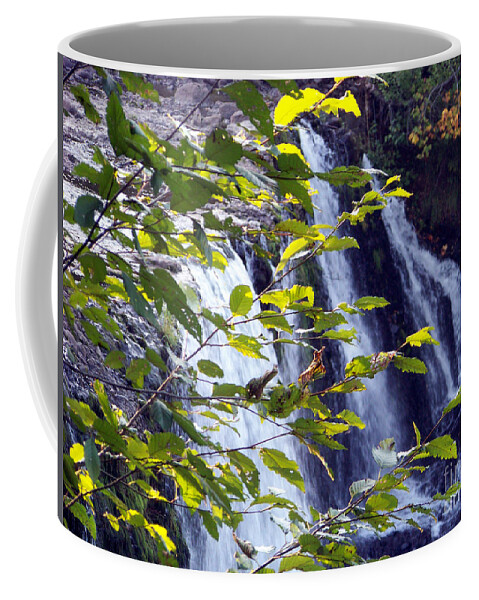 Waterfall Coffee Mug featuring the photograph Upper Rock Creek Falls #1 by Charles Robinson