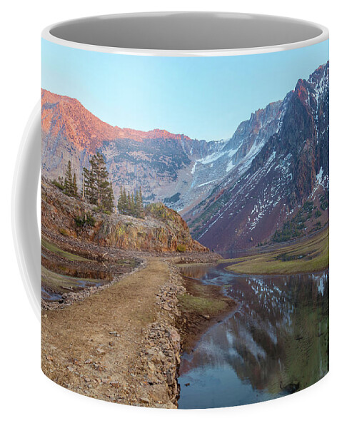 Landscape Coffee Mug featuring the photograph Vanishing Lake Ellery 2 by Jonathan Nguyen