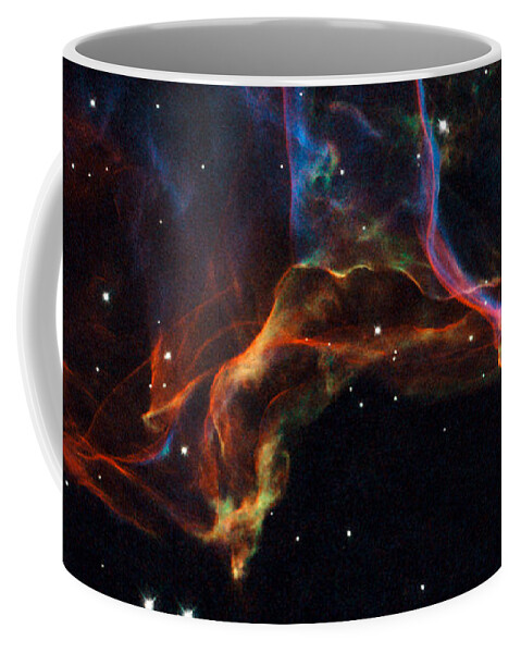 Galaxy Coffee Mug featuring the photograph Veil Nebula #1 by Science Source