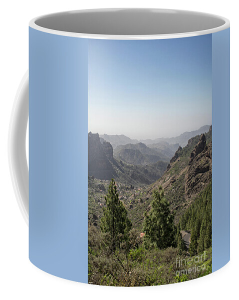 Angle Coffee Mug featuring the photograph View on Gran Canaria by Patricia Hofmeester