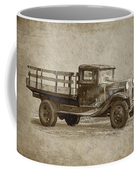 Truck Coffee Mug featuring the photograph Vintage Truck by Cathy Kovarik