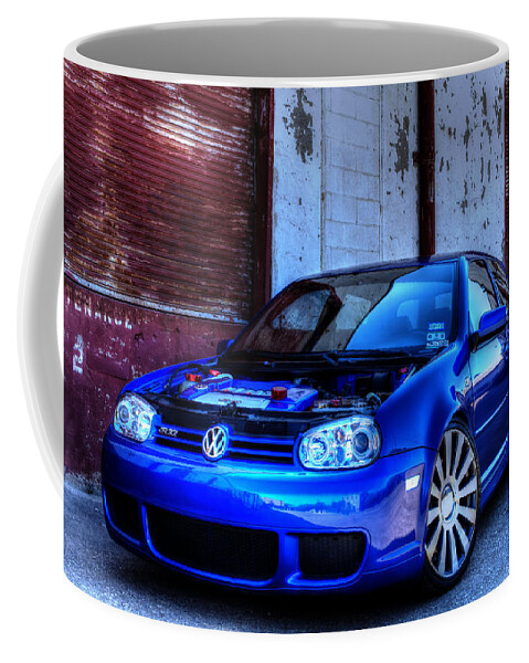 Volkswagen Coffee Mug featuring the photograph Volkswagen R32 #1 by Jonathan Davison