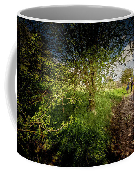 D90 Coffee Mug featuring the photograph Walking in Riddlesden by Mariusz Talarek