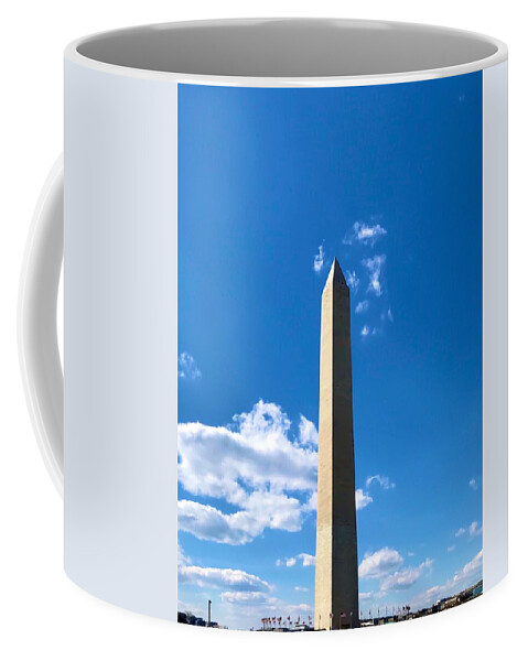 Washington Dc Coffee Mug featuring the photograph Washington Monument by Chris Montcalmo