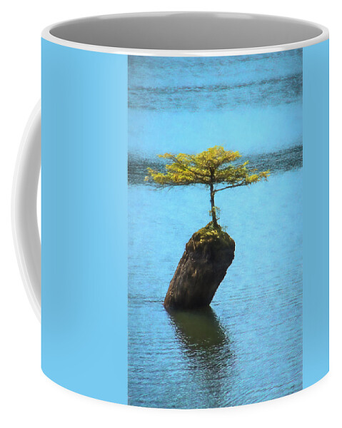 Tree Coffee Mug featuring the photograph Fairy Lake Tree by Marilyn Wilson
