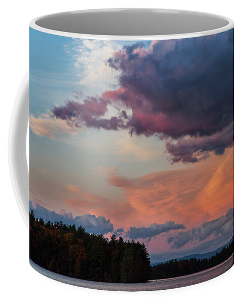 Lake Winnisquam Coffee Mug featuring the photograph Winnisquam Sunset #1 by Benjamin Dahl
