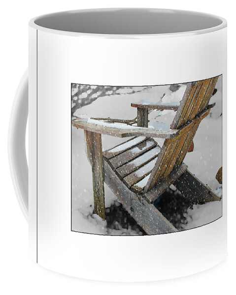 Winter Coffee Mug featuring the photograph Winter on the Beach #1 by Jackson Pearson