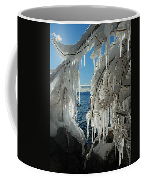 Lake Tahoe Coffee Mug featuring the photograph Winter's Tapestry #1 by Sean Sarsfield
