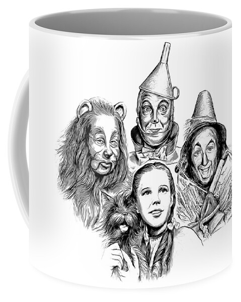 Wizard Of Oz Coffee Mug featuring the digital art Wizard of Oz #1 by Greg Joens